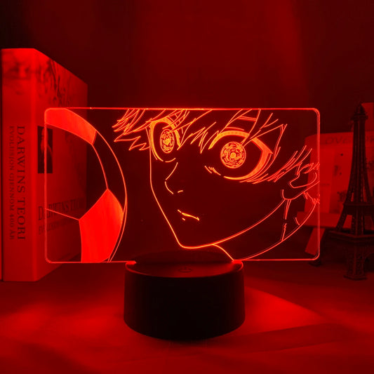 Anime LED Light Stand Blue Lock
