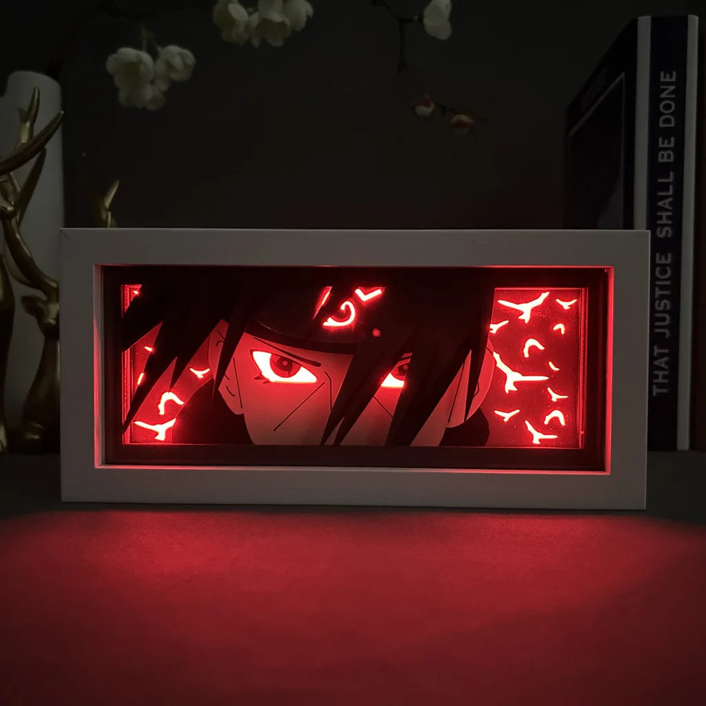 Naruto LED Light Box – Single‑Colour Anime Room Décor