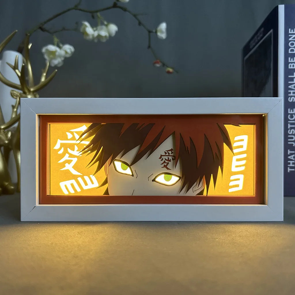 Naruto LED Light Box – Single‑Colour Anime Room Décor