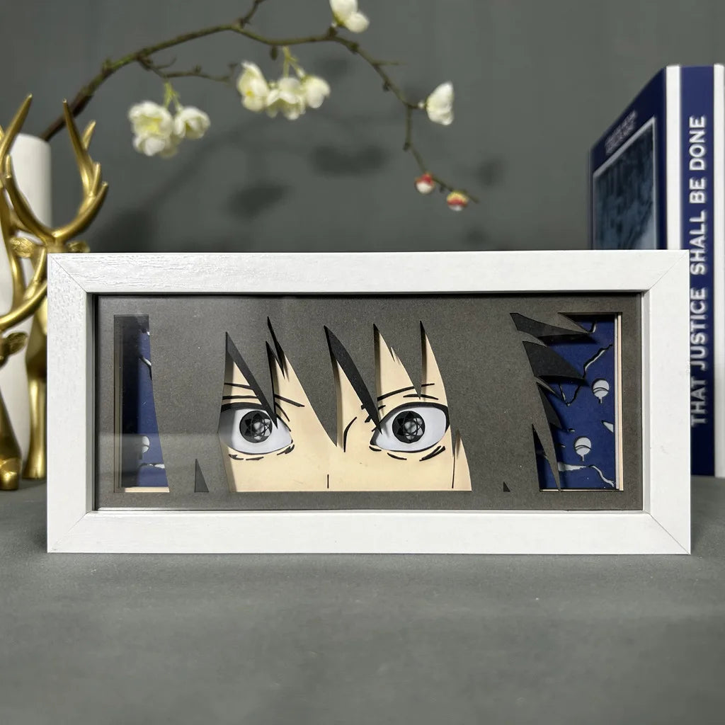 Naruto LED Light Box – Single‑Colour Anime Room Décor