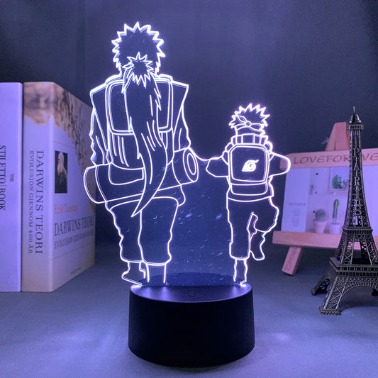 Anime LED Light Stand Naruto, One Piece and My Hero Academia