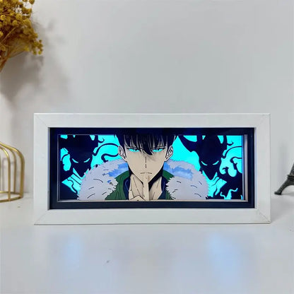 Solo Leveling LED Light Box – Multicolour Anime Room Décor