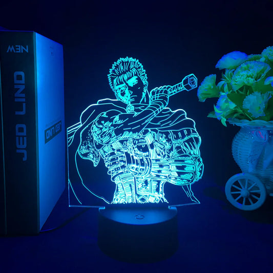 Anime LED Light Stand Berserk Guts