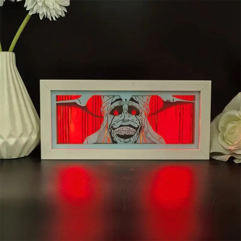 Solo Leveling LED Light Box – Multicolour Anime Room Décor