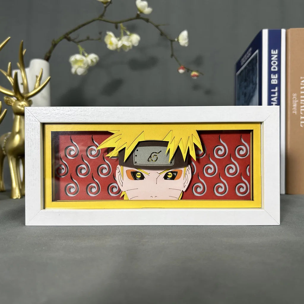 Naruto LED Light Box – Single‑Colour Anime Room Décor