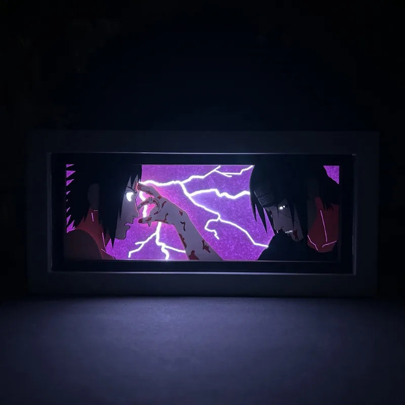 Naruto LED Light Box – Single‑Colour Anime Room Décor