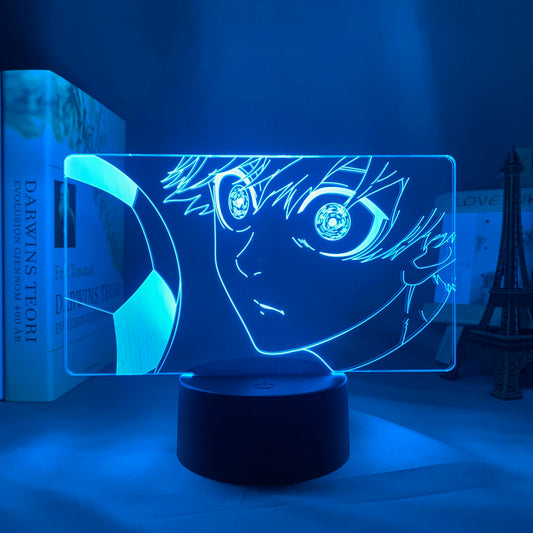 Anime LED Light Stand Blue Lock