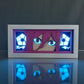 Blue Lock LED Light Box – Multi/Single‑Colour Anime Room Décor