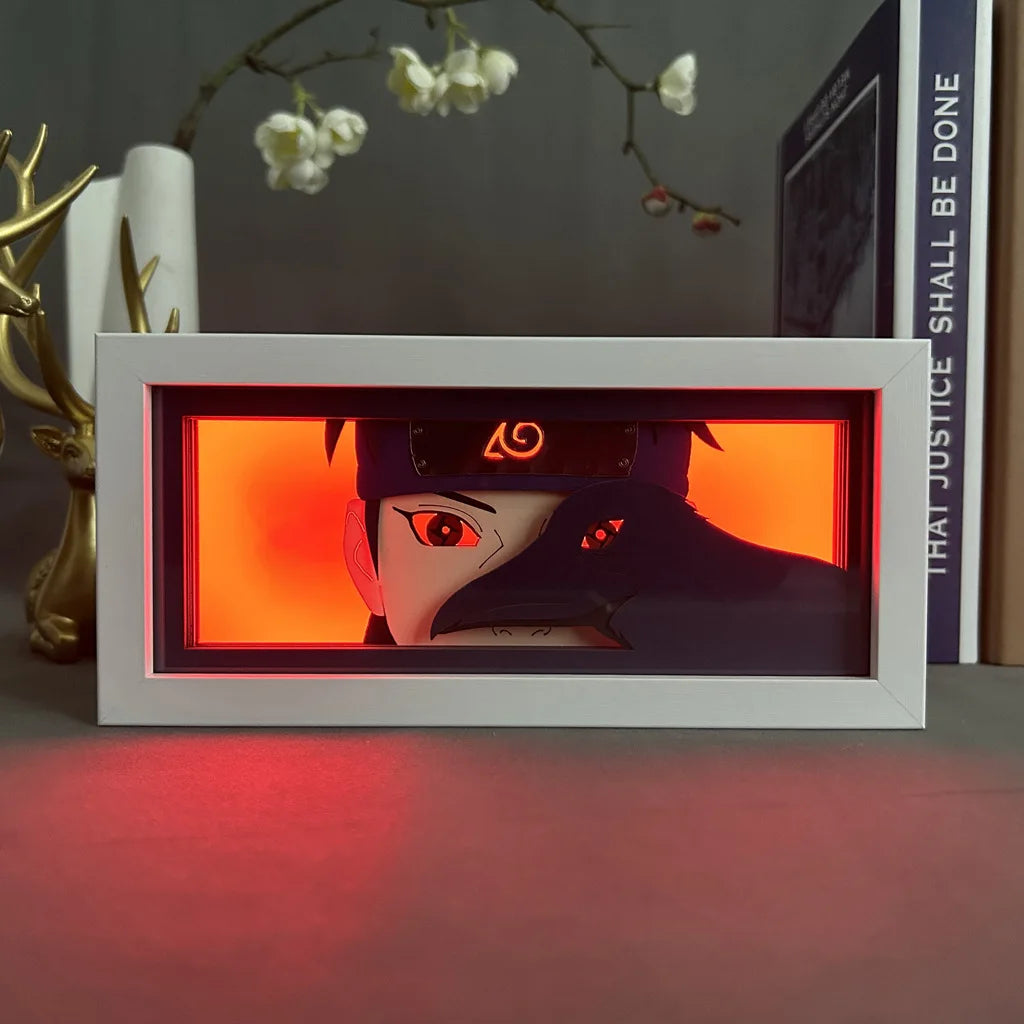 Naruto LED Light Box – Single‑Colour Anime Room Décor
