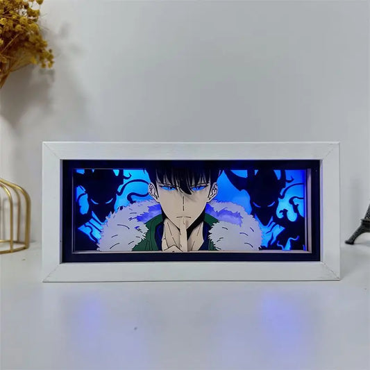Solo Leveling LED Light Box – Multicolour Anime Room Décor