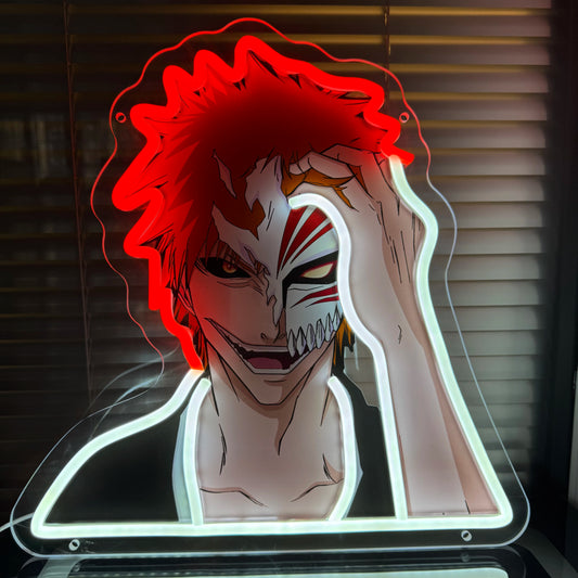 Bleach Ichigo Kurosa Neon Sign Wall Decoration