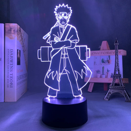 Anime LED Light Stand Naruto, One Piece and My Hero Academia