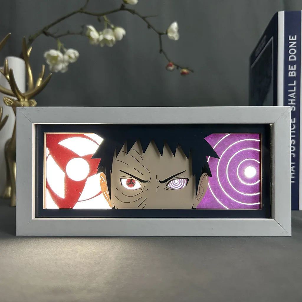 Naruto LED Light Box – Single‑Colour Anime Room Décor