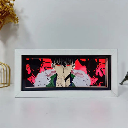 Solo Leveling LED Light Box – Multicolour Anime Room Décor