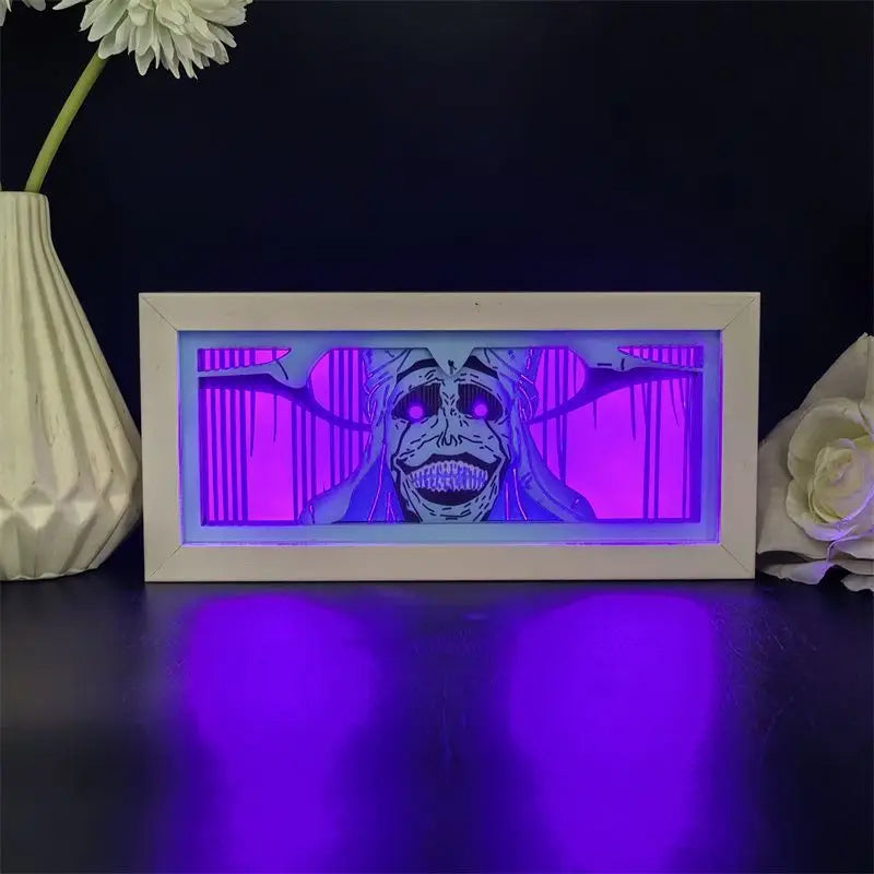 Solo Leveling LED Light Box – Multicolour Anime Room Décor